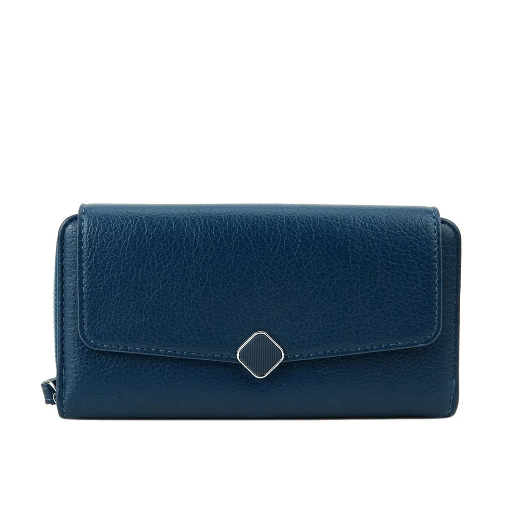 Women's Wristlet Wallet – Large Capacity Zip Around Clutch Purse