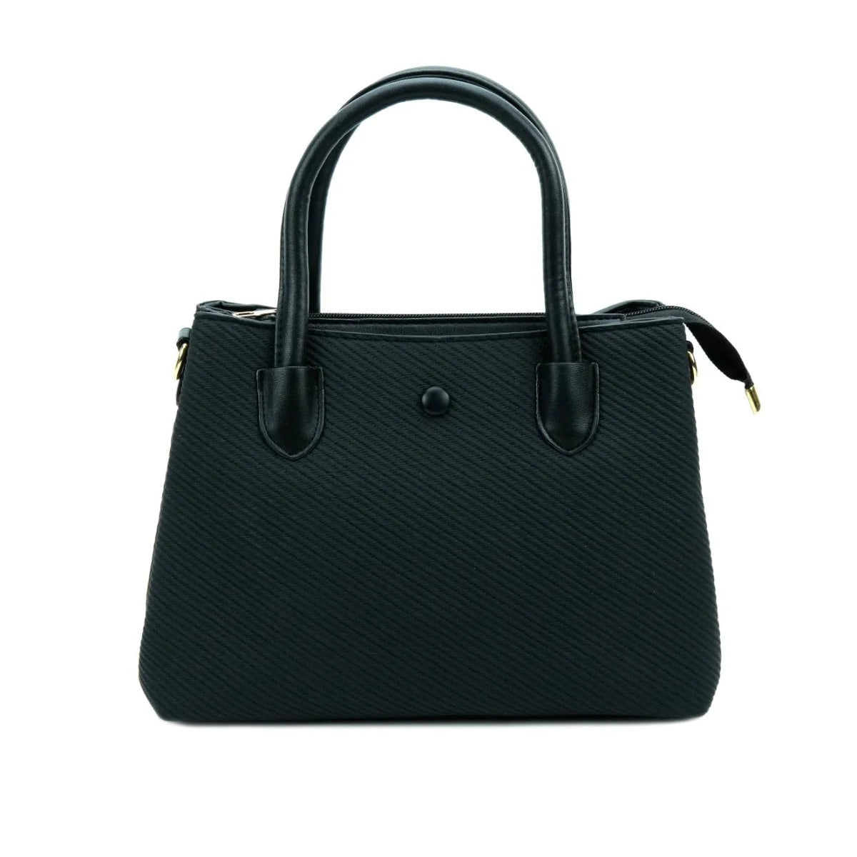 Women's Textured Handbag – Elegant Top Handle Purse