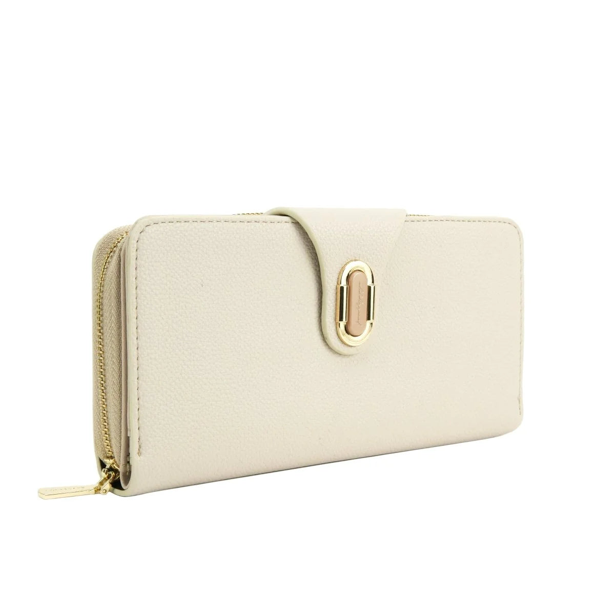 Women's Premium Long Zip Wallet – Elegant Leather Look Clutch Purse