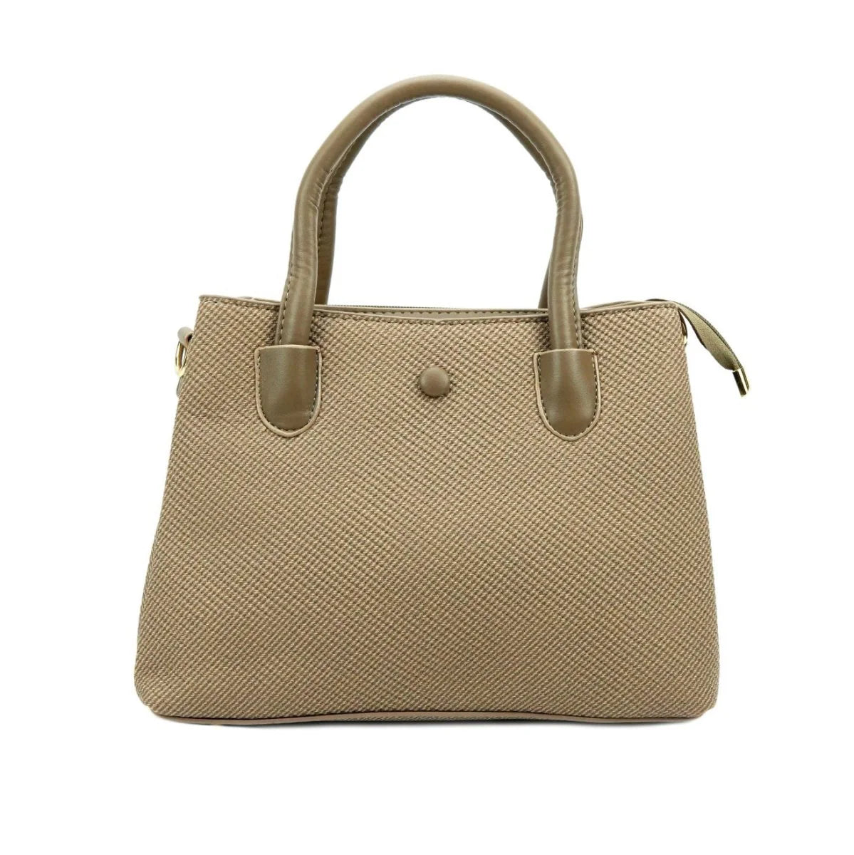Women's Textured Handbag – Elegant Top Handle Purse