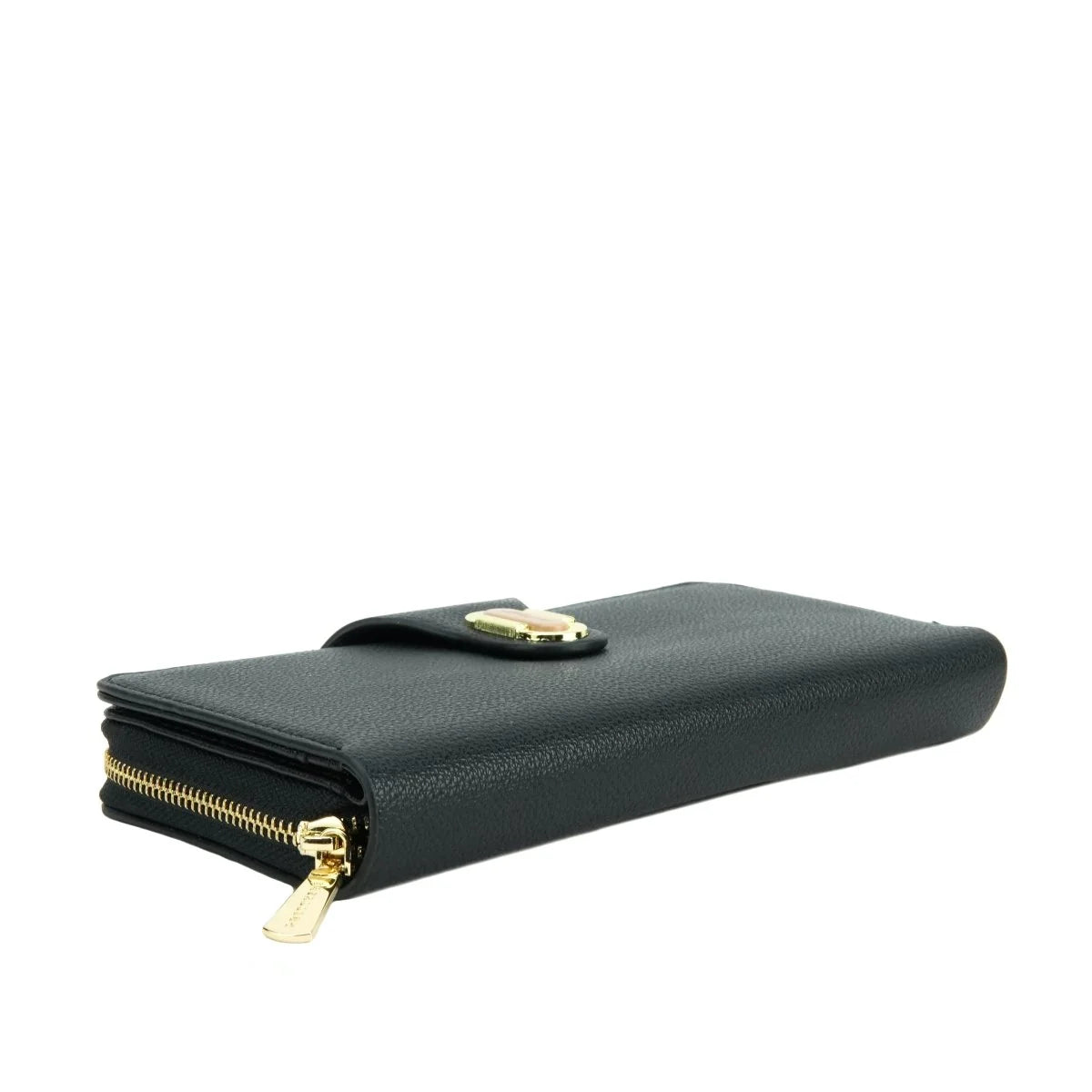 Women's Premium Long Zip Wallet – Elegant Leather Look Clutch Purse