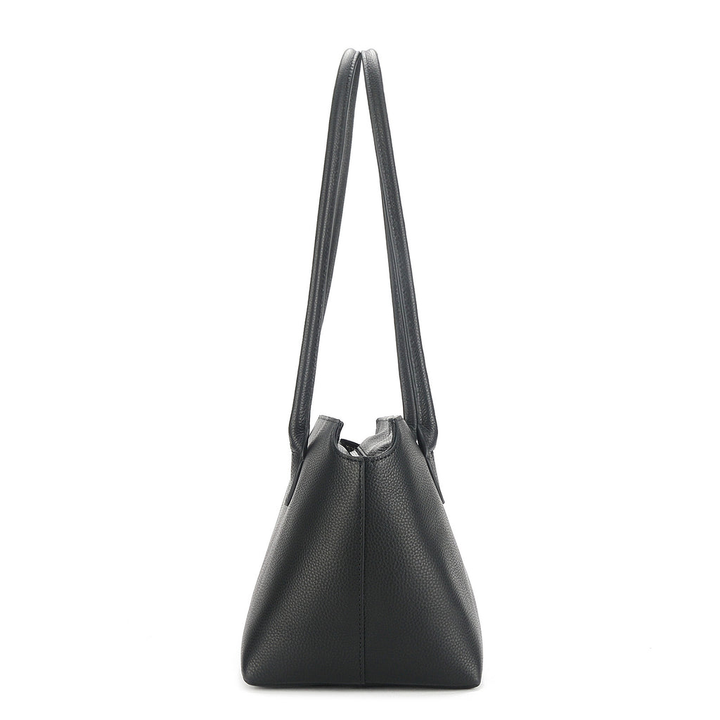 Leather Tote Large Capacity Underarm Bag Cowhide Handbag Women