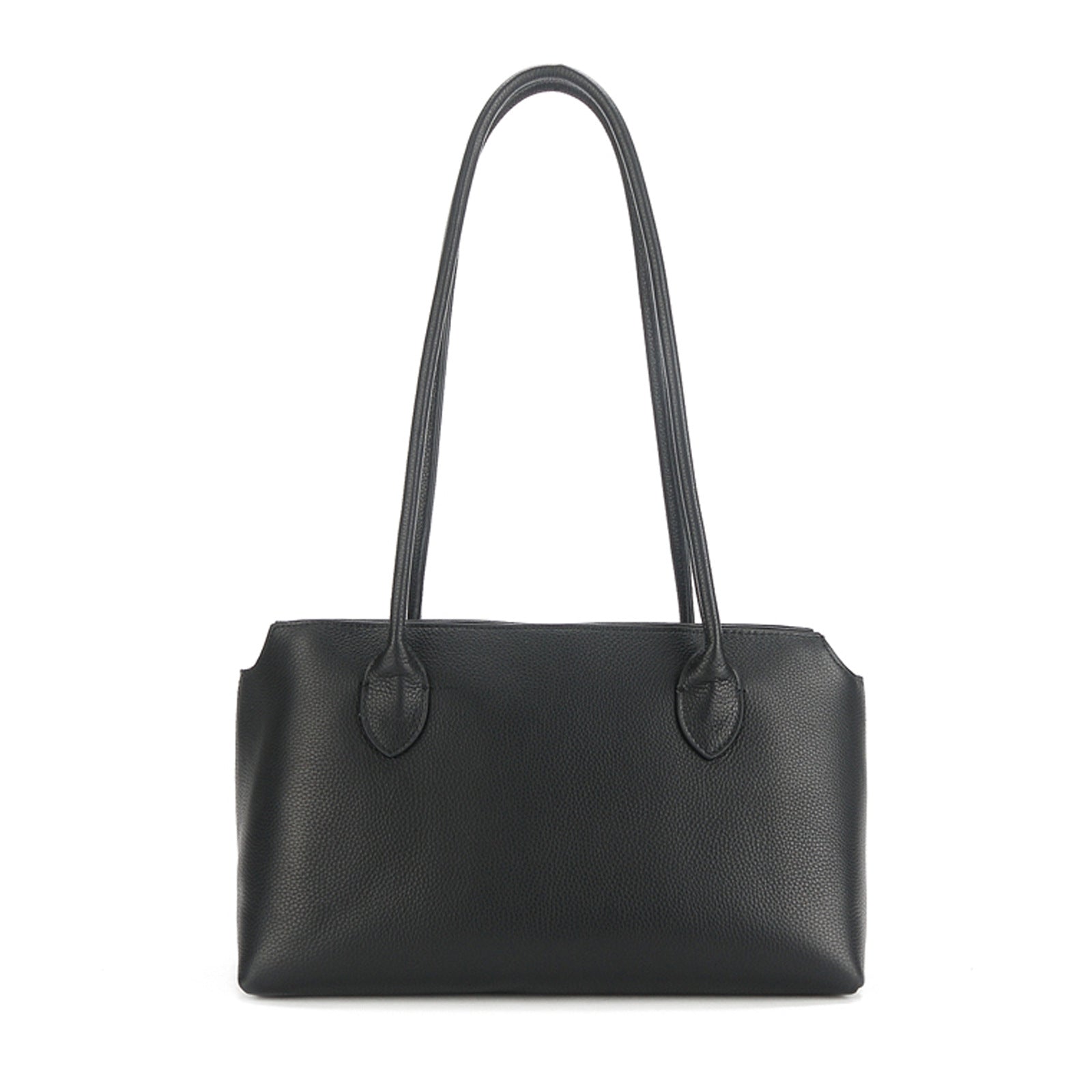 Leather Tote Large Capacity Underarm Bag Cowhide Handbag Women