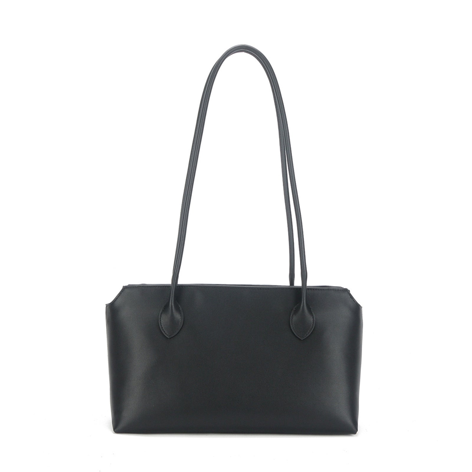 Leather Tote Large Capacity Underarm Bag Cowhide Handbag Women